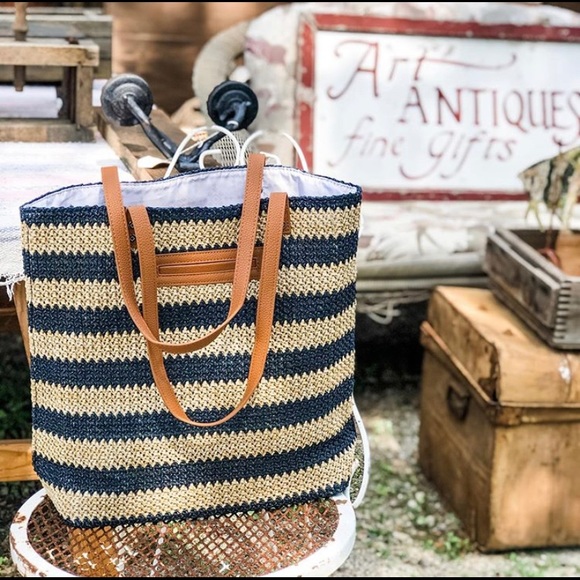 thirty one straw tote